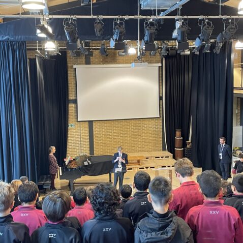 students on rememberance day